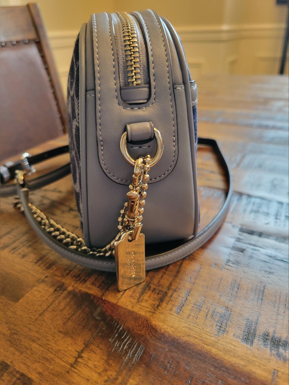 Coach Isla Chain Crossbody In Signature Denim - Picture 5 of 13
